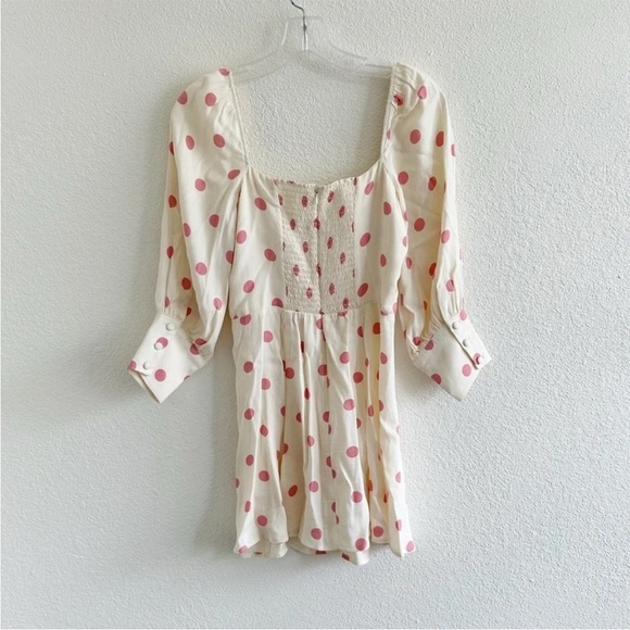 Reformation Lumiere Polka Dot Mini Dress - Picture 5 of 7